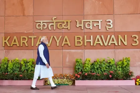 Does Kartavya Bhavan Showcase the Centre's Dedication to a Viksit, Atmanirbhar India?