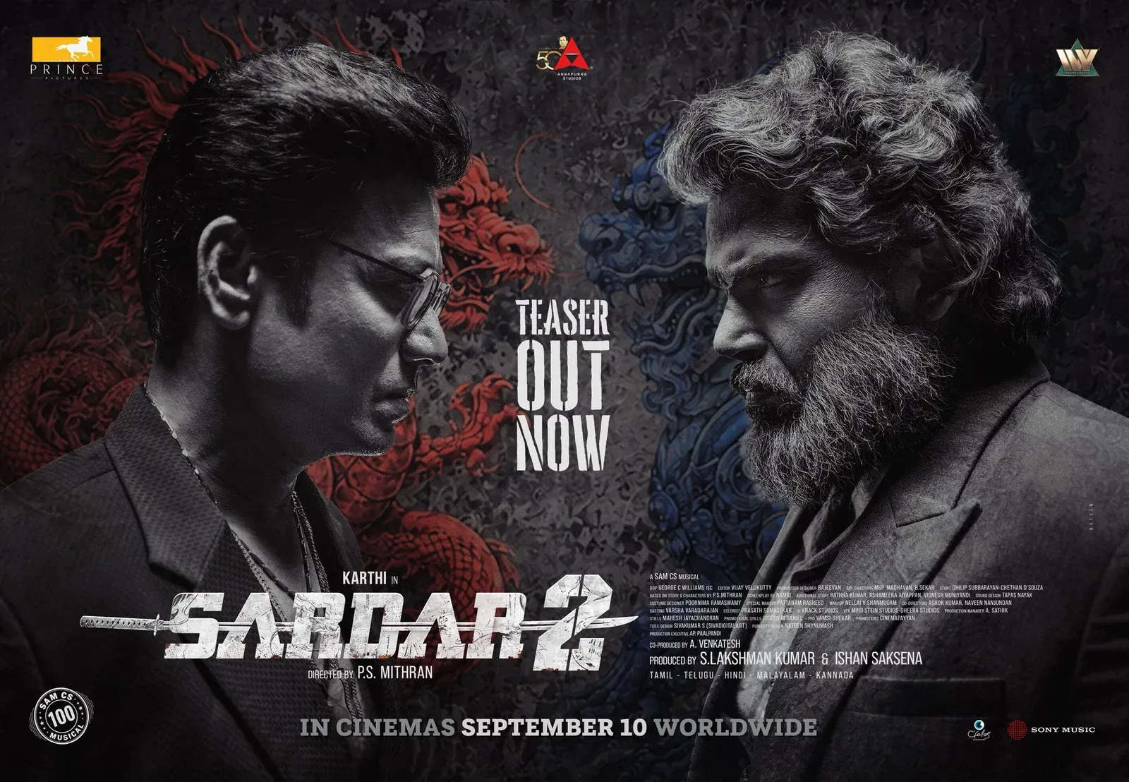 Sardar 2 teaser: S J Suryah's Black Dagger steals the show in Karthi spy thriller