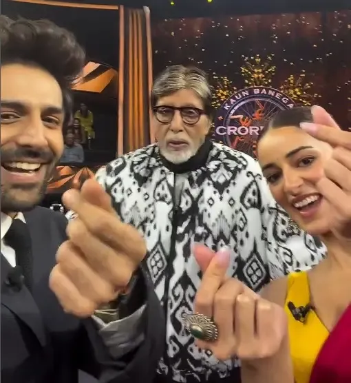 Kartik Aaryan & Ananya Panday's film title turns into a tongue twister for Big B 