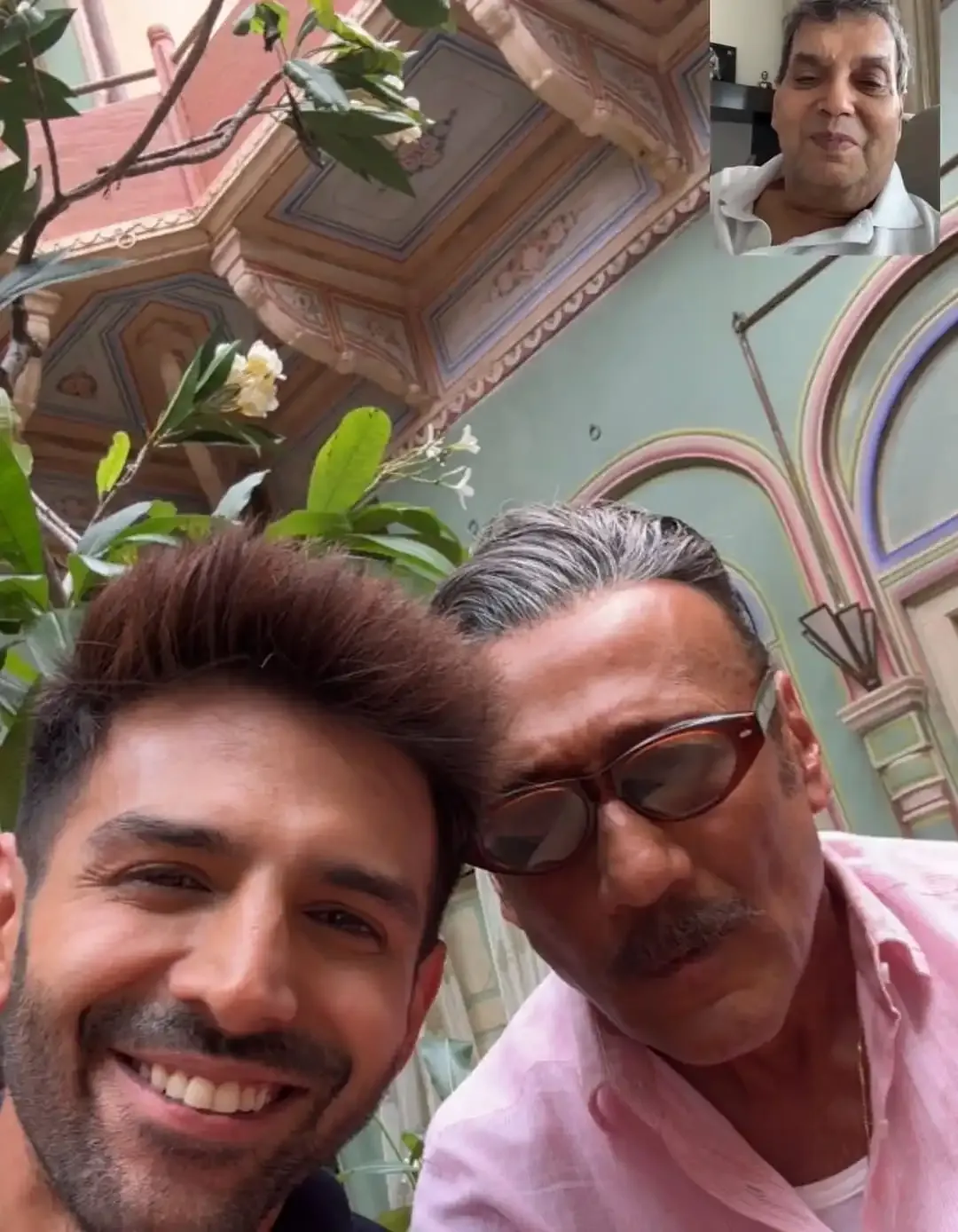 Did Kartik Aaryan and Jackie Shroff Video Call Subhash Ghai?