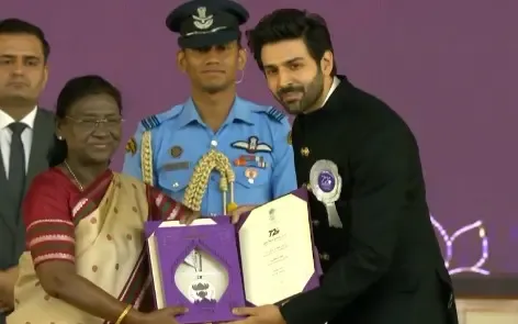 Kartik Aaryan thanks President Murmu for praise at 72nd National Film Awards