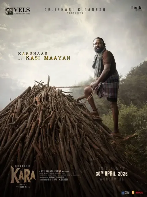 Unveiling Karunas as Kasi Maayan in Dhanush's 'Kara'