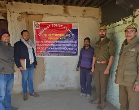 कठुआ पुलिस ने पाकिस्तान में रह रहे 7 आरोपियों की संपत्तियों को किया अटैच 
