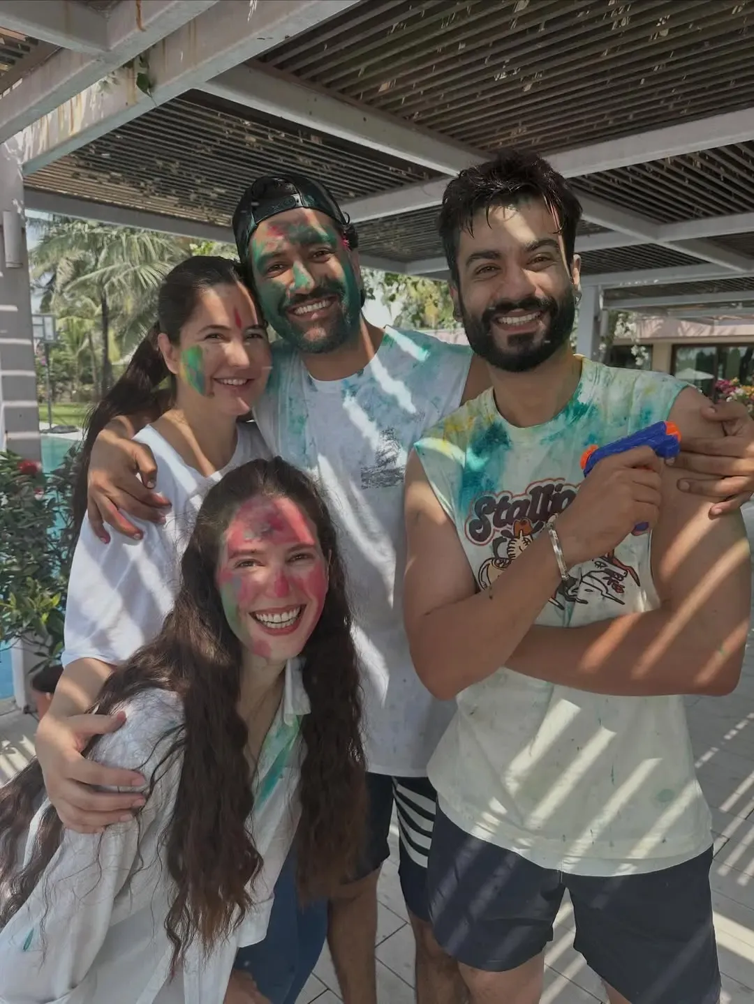 Katrina Kaif Joyfully Celebrates First Holi as a New Mom with Vicky Kaushal