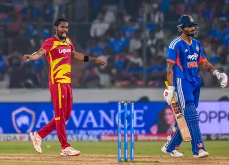 Keemo Paul's 5-wicket haul: Slower balls key to West Indies' 24-run win in Hyderabad T20I