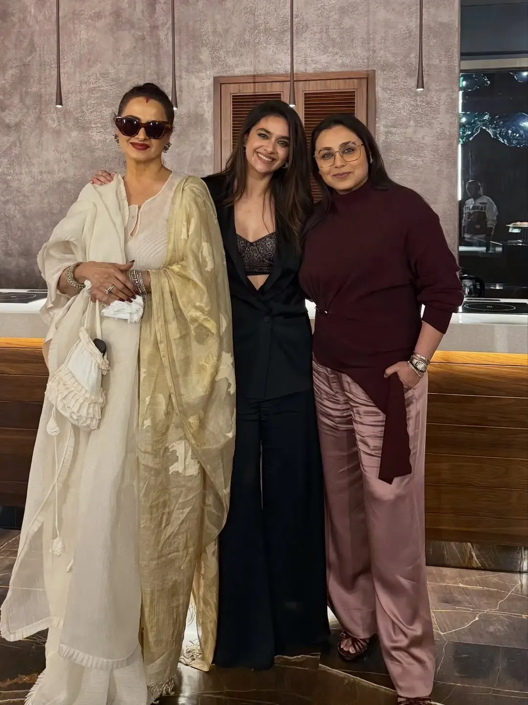 Keerthy Suresh Shares Memorable Evening with Rani Mukerji and Rekha