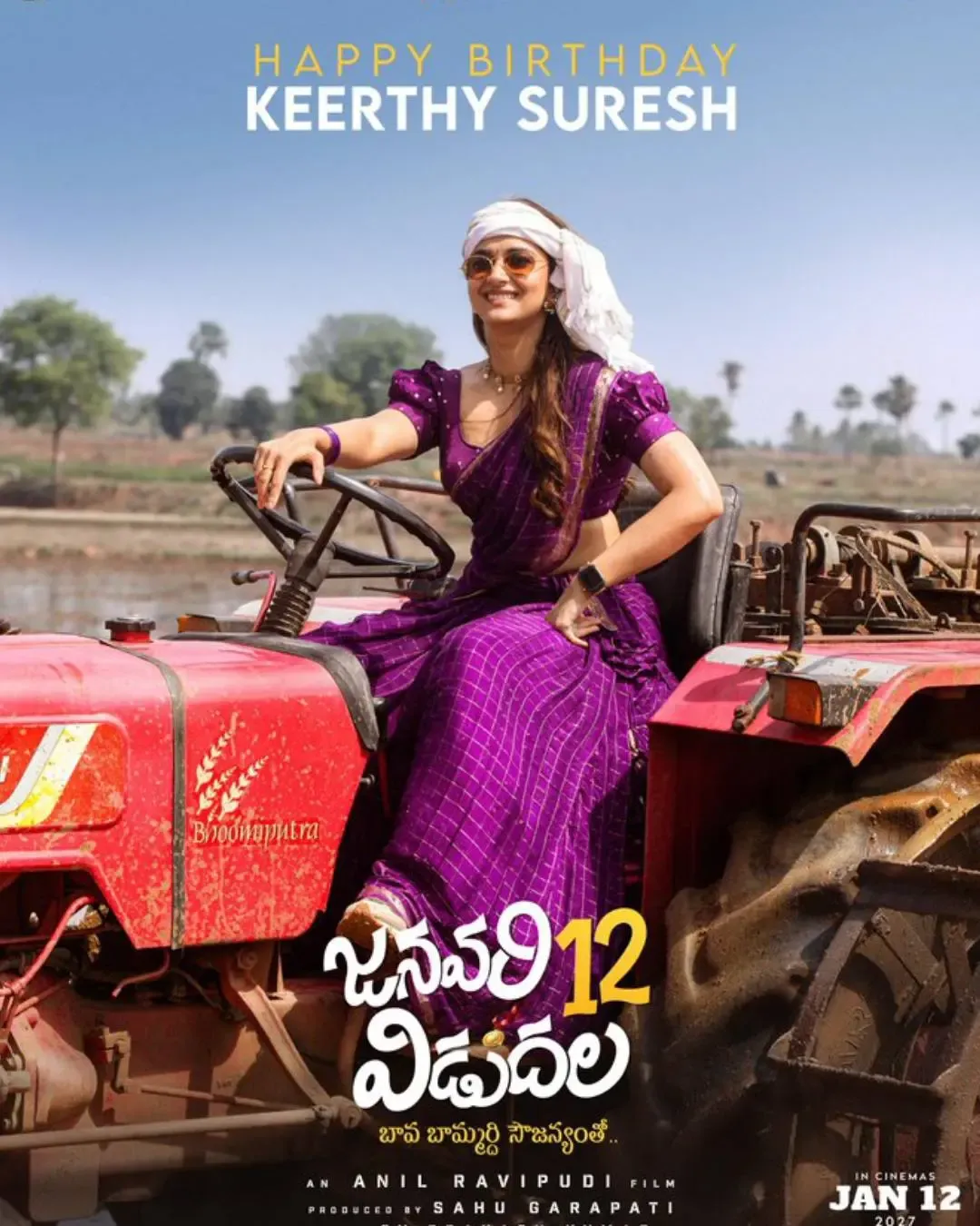 Keerthy Suresh plays Latha Reddy in Venkatesh's 'January 12 Vidudala'