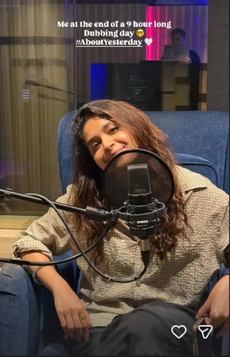 Did Keerthy Suresh Just Have a Nine-Hour Dubbing Day?