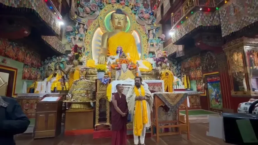 तवांग मठ दौरे पर केंद्रीय राज्यमंत्री सुरेश गोपी बोले — पूरे नॉर्थ ईस्ट को 'देवभूमि' कहा जाना चाहिए