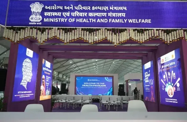 क्या केंद्रीय स्वास्थ्य मंत्रालय ने 'वाइब्रेंट गुजरात क्षेत्रीय प्रदर्शनी 2026' में व्यापक स्वास्थ्य मंडप स्थापित किया?