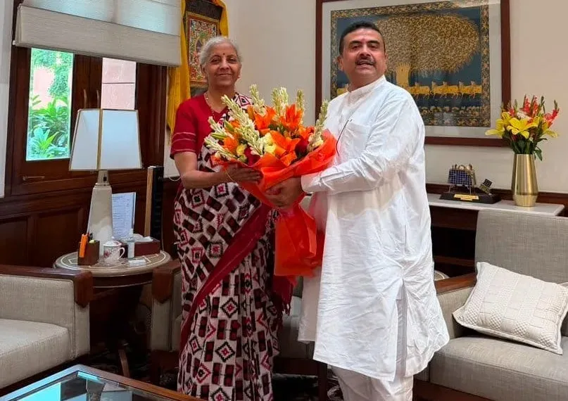 निर्मला सीतारमण से मिले सुवेंदु अधिकारी, NCPI सांसदों संग संसद भवन में विकास और 27 लाख नामों पर चर्चा