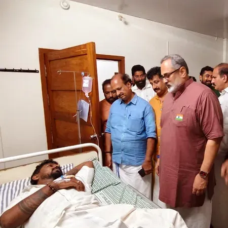 BJP march to KPCC office in Thiruvananthapuram turns tense, police fire water cannons