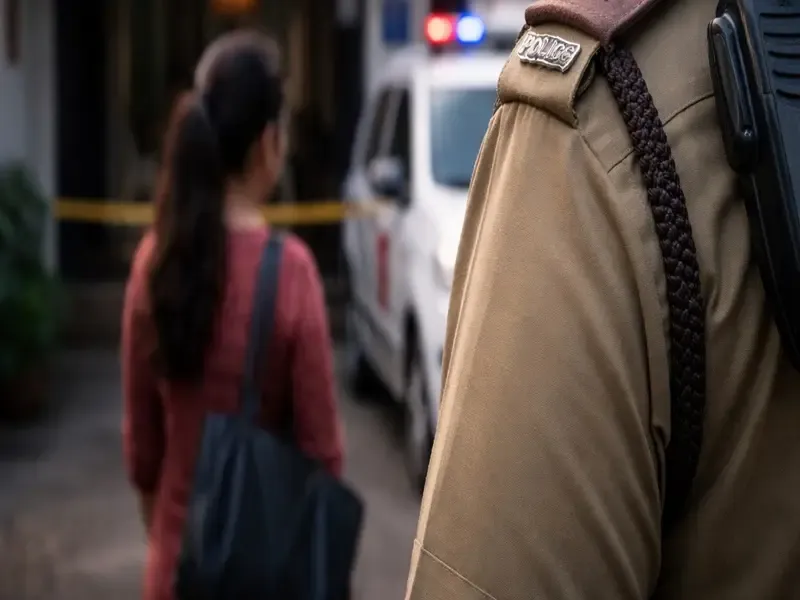 What led to the suspension of a Kerala police officer over molestation claims during passport checks?