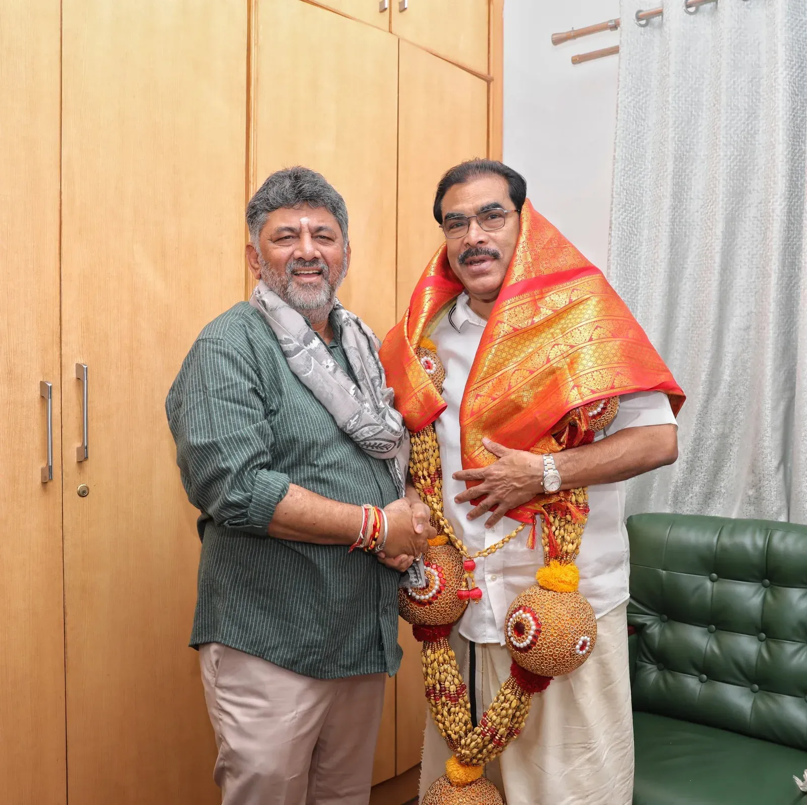 Kerala PWD Minister Basheer calls on CM Shivakumar in Bengaluru