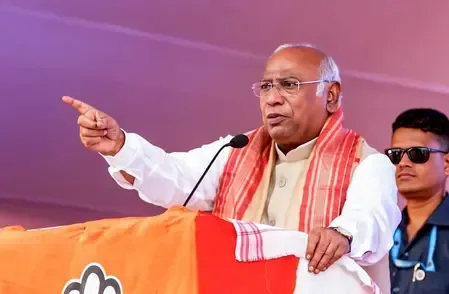 Congress Unveils Five Guarantees at Assam Rally While Criticizing BJP