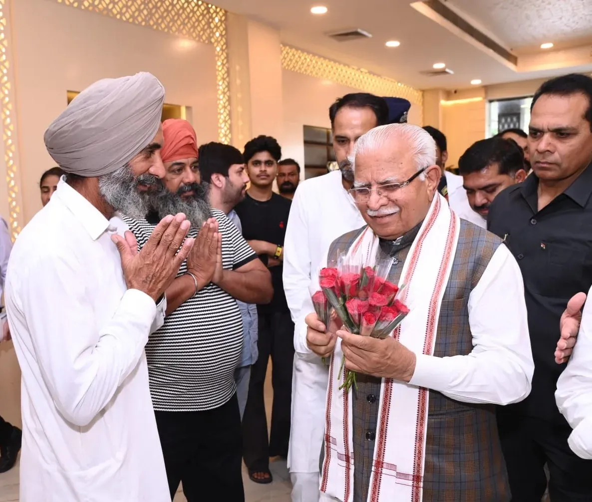 Khattar Reviews Development Works in Takhana Village