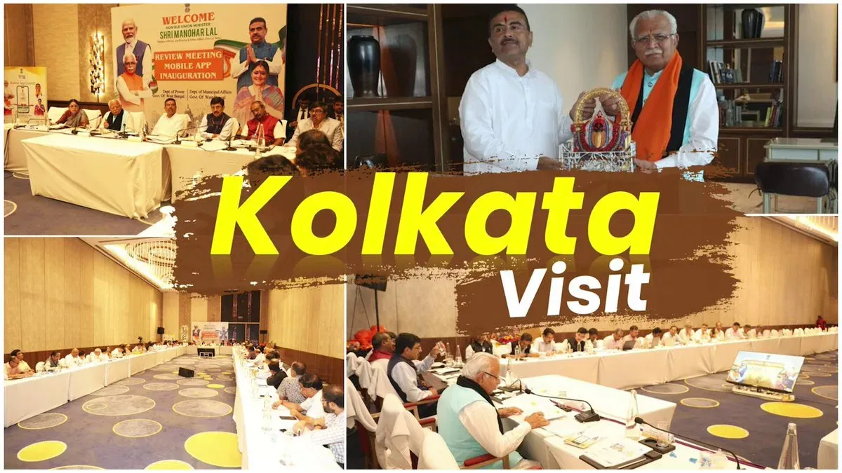 Khattar Visits Kolkata to Push Power, Urban Infra Plans