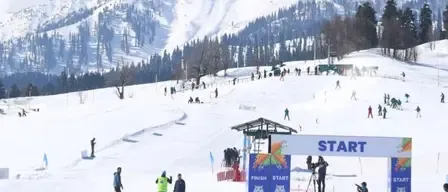 खेलो इंडिया विंटर गेम्स की जम्मू-कश्मीर के गुलमर्ग में हो रही शुरुआत 