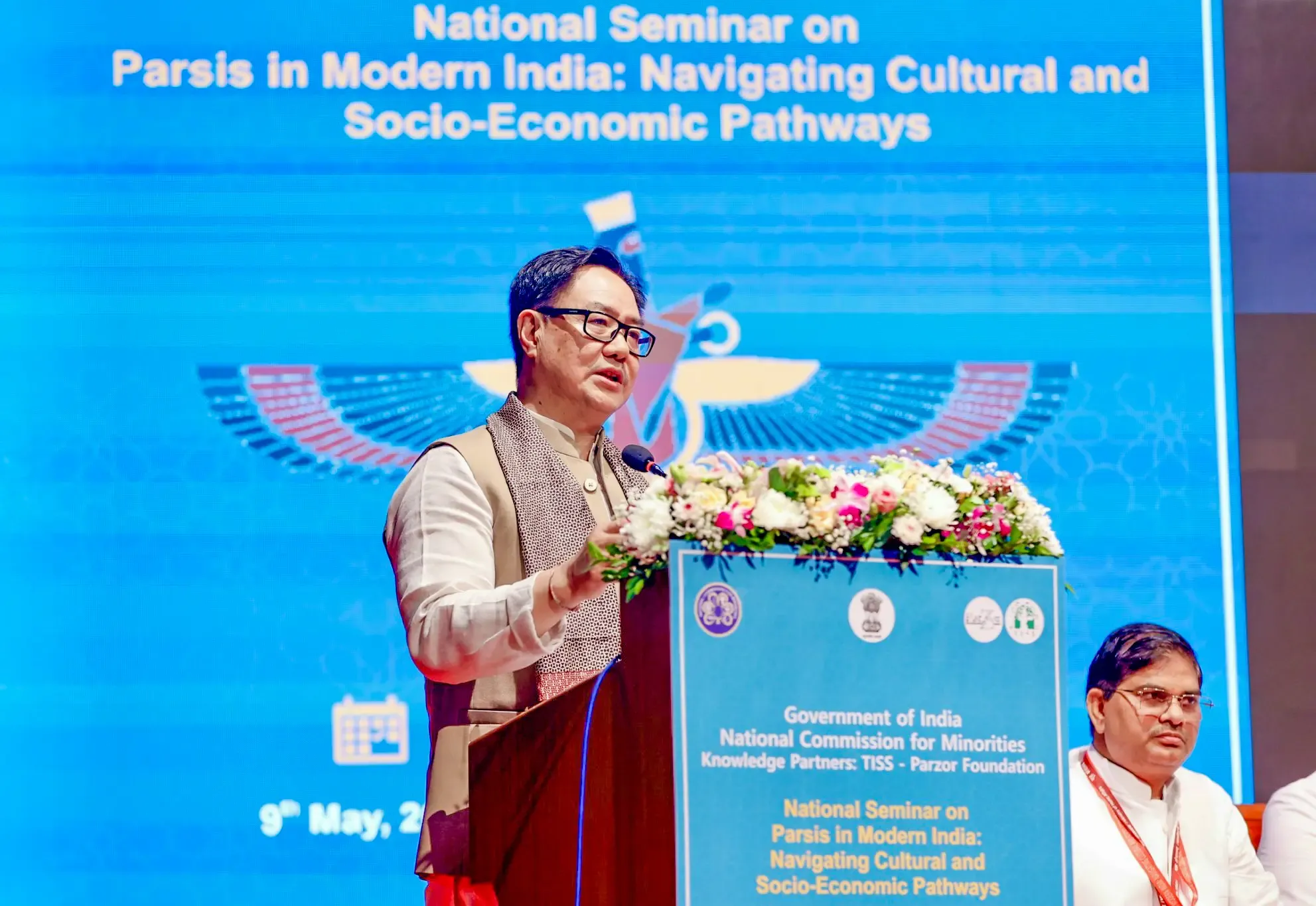 Kiren Rijiju pledges action on Parsi population decline at Mumbai seminar