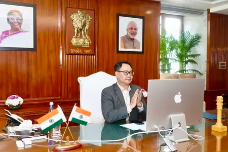 बीआरओ की 125 बुनियादी ढांचा परियोजनाओं के उद्घाटन समारोह में किरेन रिजिजू हुए शामिल 