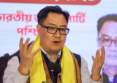 Rijiju schools TMC's Sagarika Ghosh on Parliament rules over Tagore tribute row