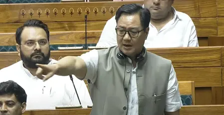 Why is Kiren Rijiju Criticizing the Opposition for Disrupting Parliament?