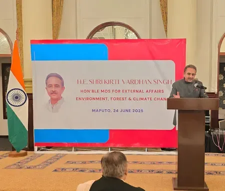 What Did Kirti Vardhan Singh Share About India's Growth Story in Mozambique?