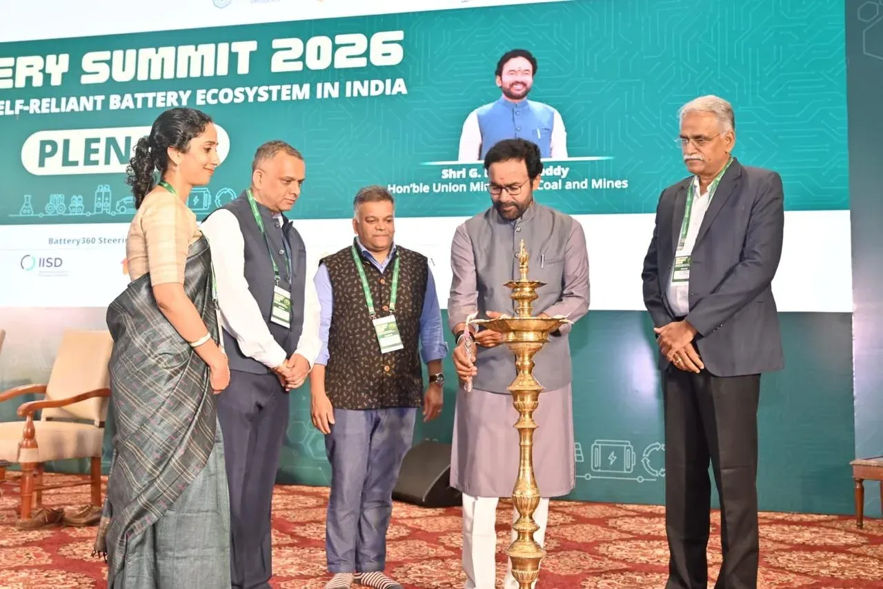 Kishan Reddy Addresses Battery Summit 2026 on Critical Minerals