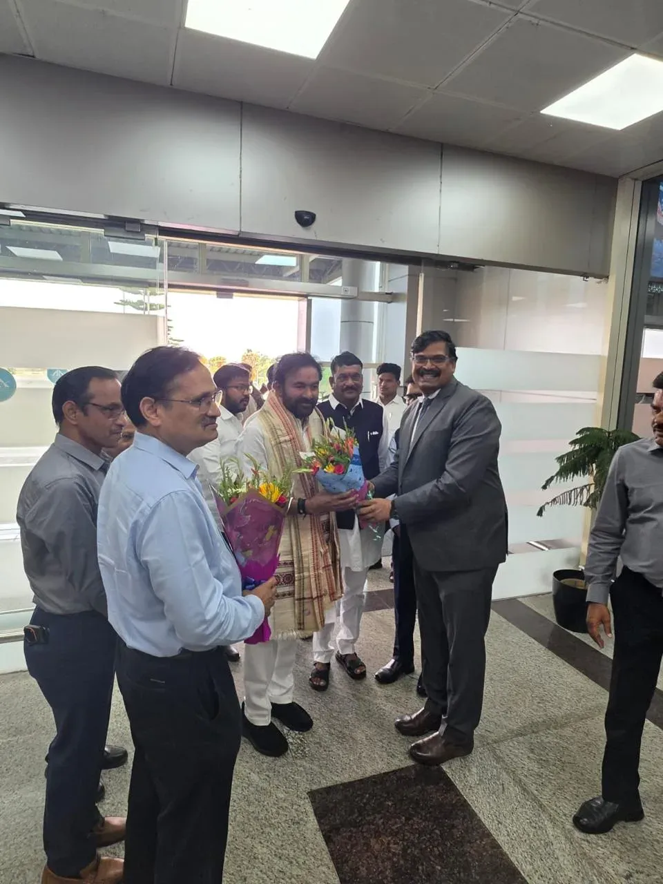 Kishan Reddy arrives in Odisha for Coal-to-Ammonium Nitrate project launch
