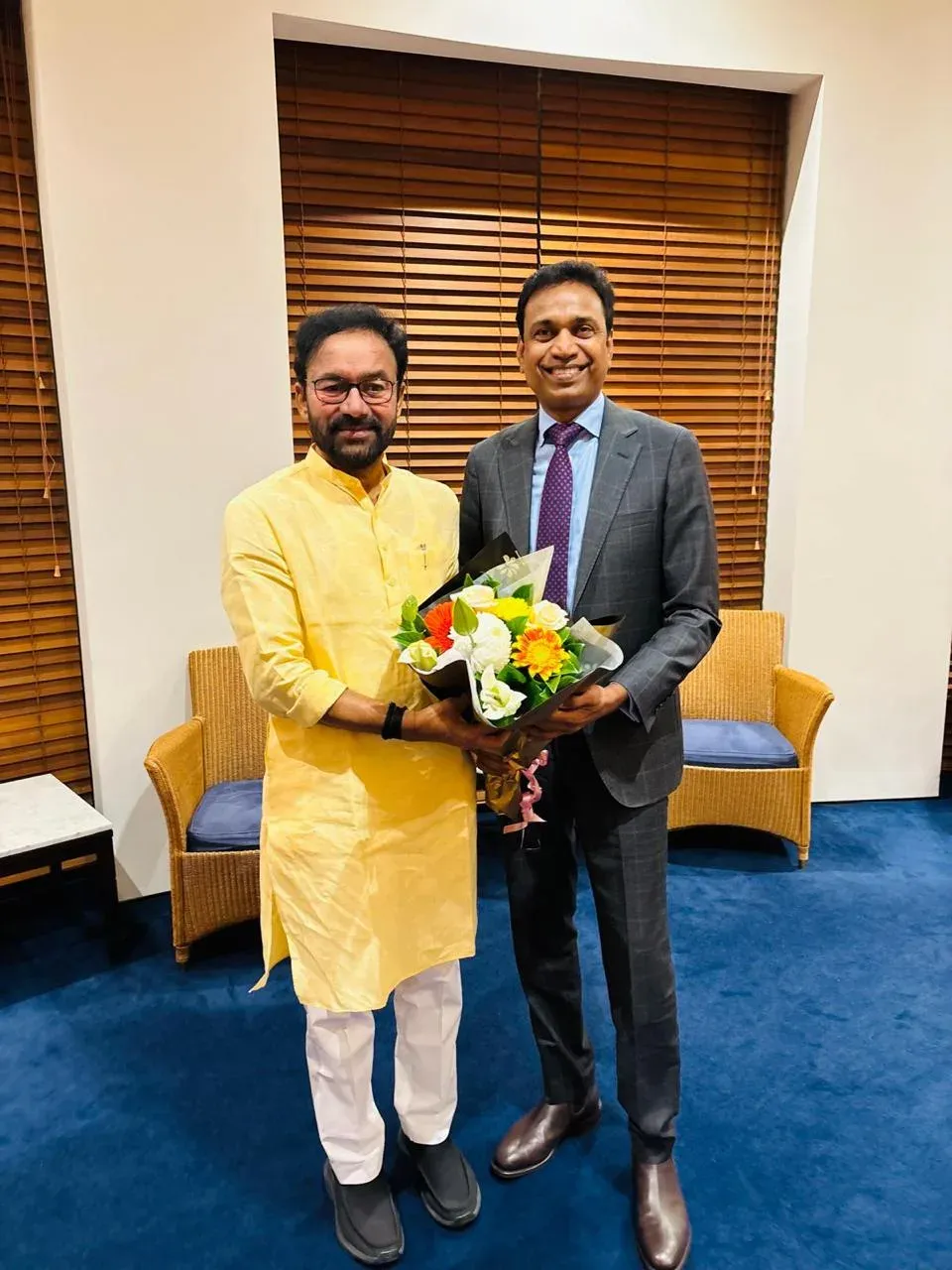 Kishan Reddy arrives in Sydney for IMARC 2026 mining meet
