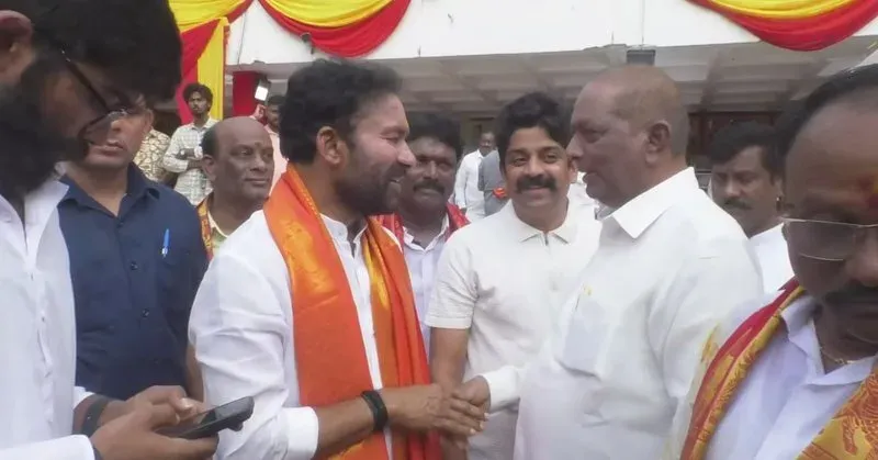 Kishan Reddy attends Bonalu celebrations at Telangana Bhavan, Delhi