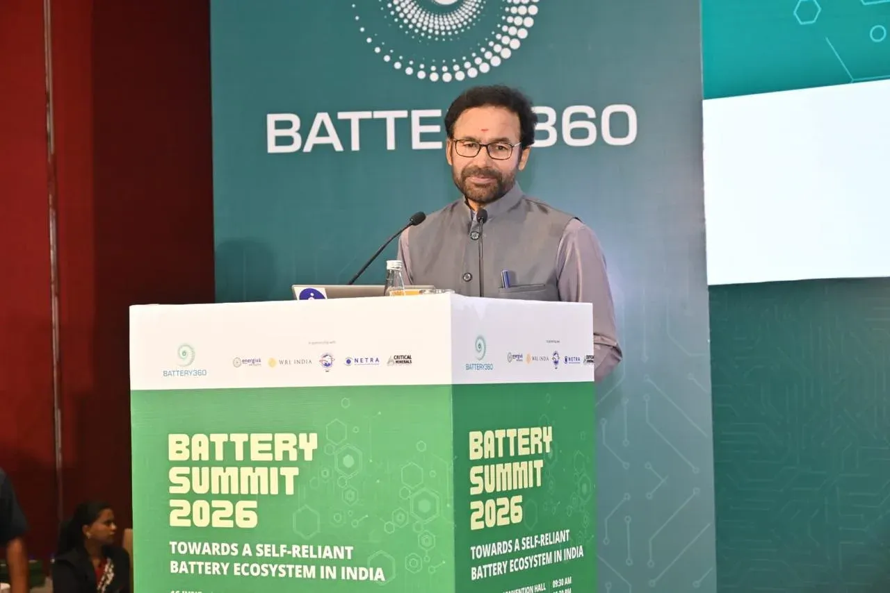 Kishan Reddy calls on industry, start-ups to build India's battery ecosystem