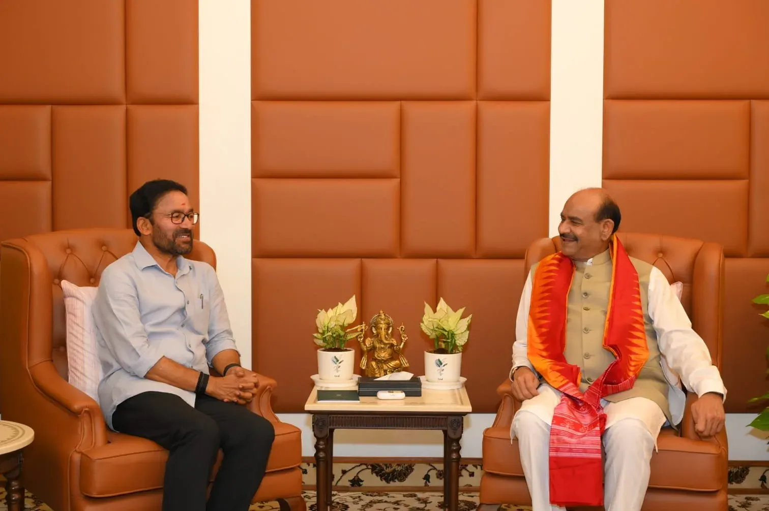 Kishan Reddy Calls on Lok Sabha Speaker Om Birla in Delhi