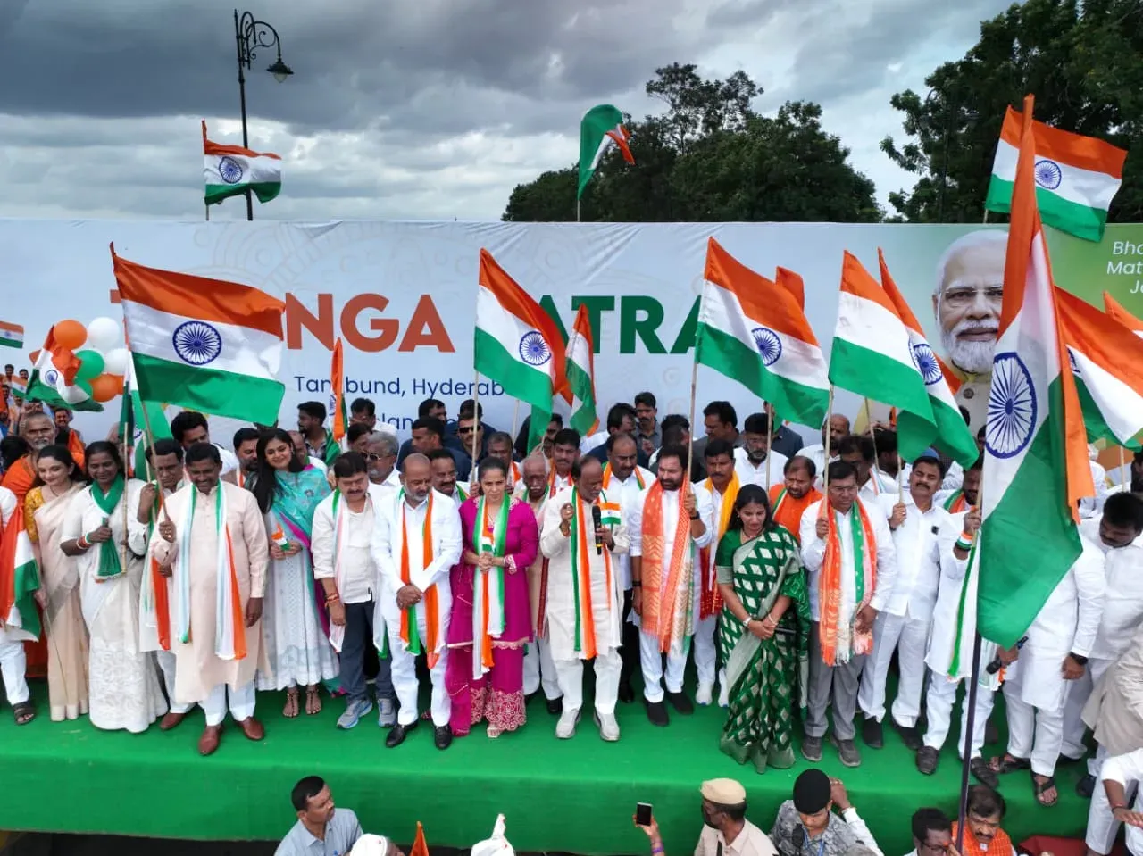 Kishan Reddy Calls Telangana Youth to Tiranga Yatra on I-Day Eve