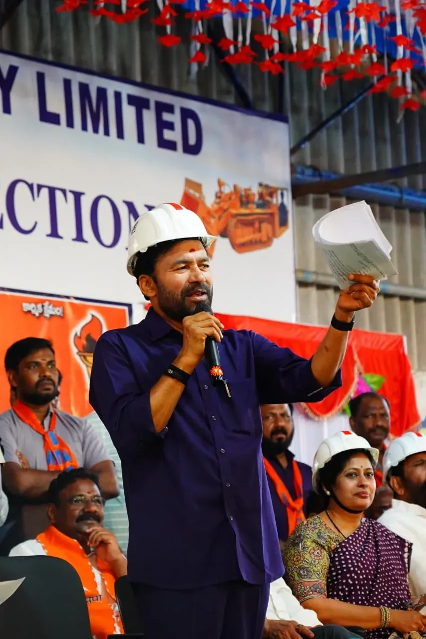 Kishan Reddy flags ₹9,000 cr Singareni dues, seeks DMF transparency