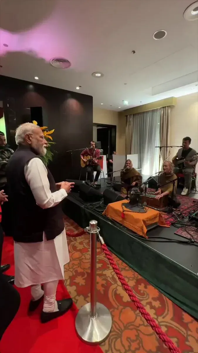 Kishan Reddy hails PM Modi's Bratislava welcome by kirtan group