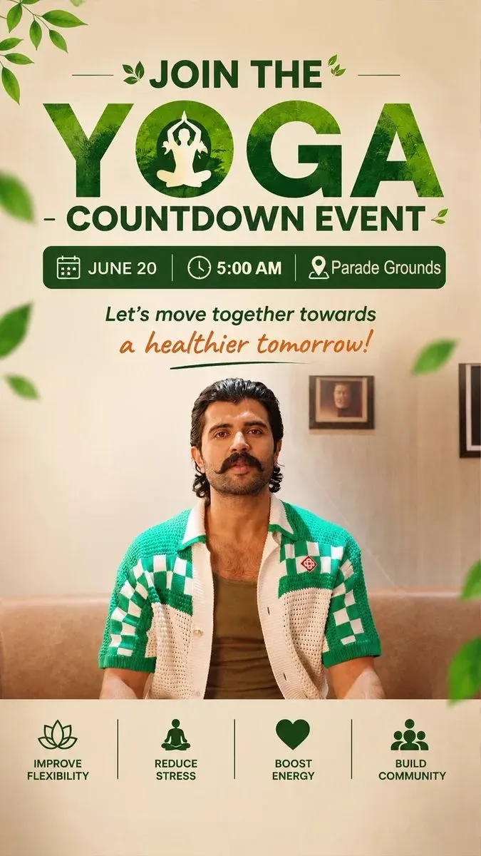 Kishan Reddy Invites Hyderabad to 24-Hour Yoga Countdown