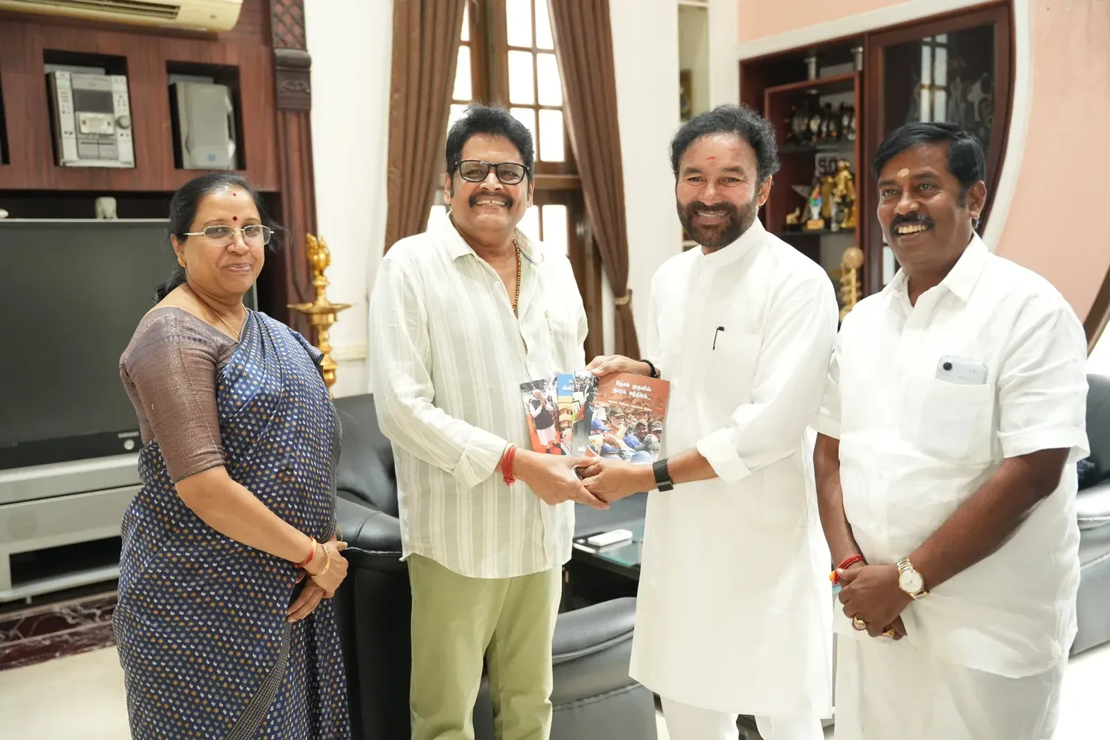 Kishan Reddy Meets Director K. S. Ravikumar in Chennai