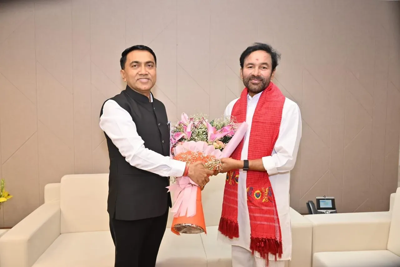 Kishan Reddy Meets Goa CM Sawant, Discusses Mining Revival