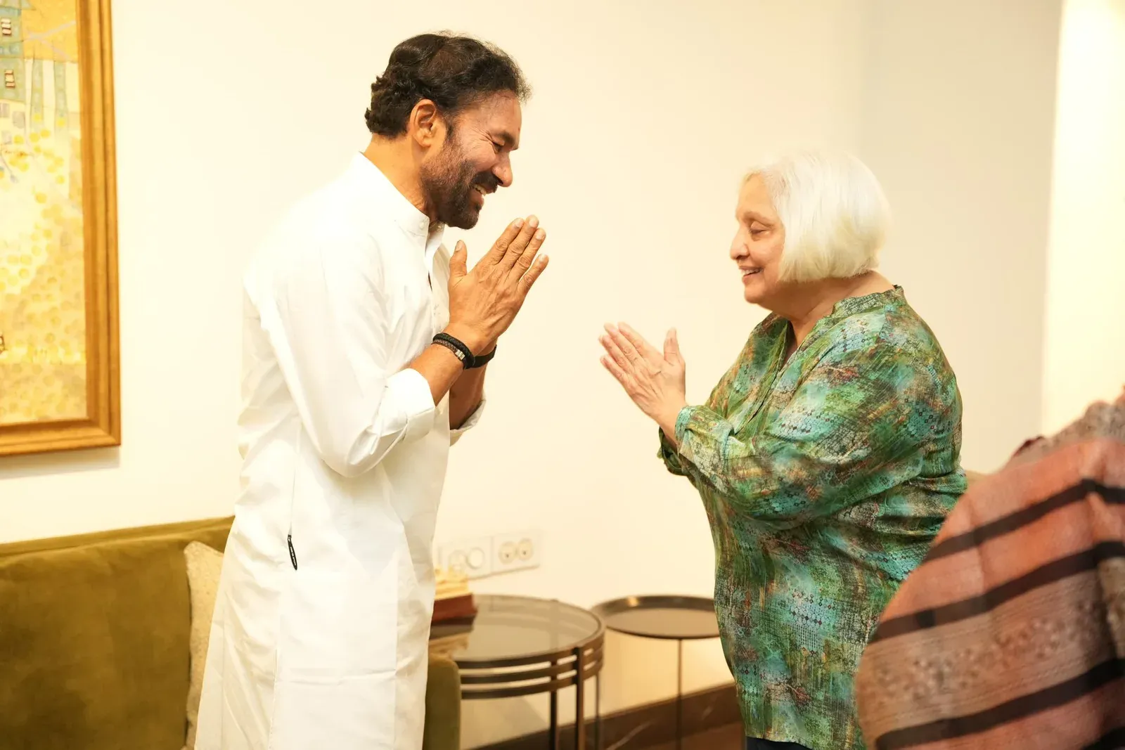 Kishan Reddy meets Hindu Group director in Chennai outreach