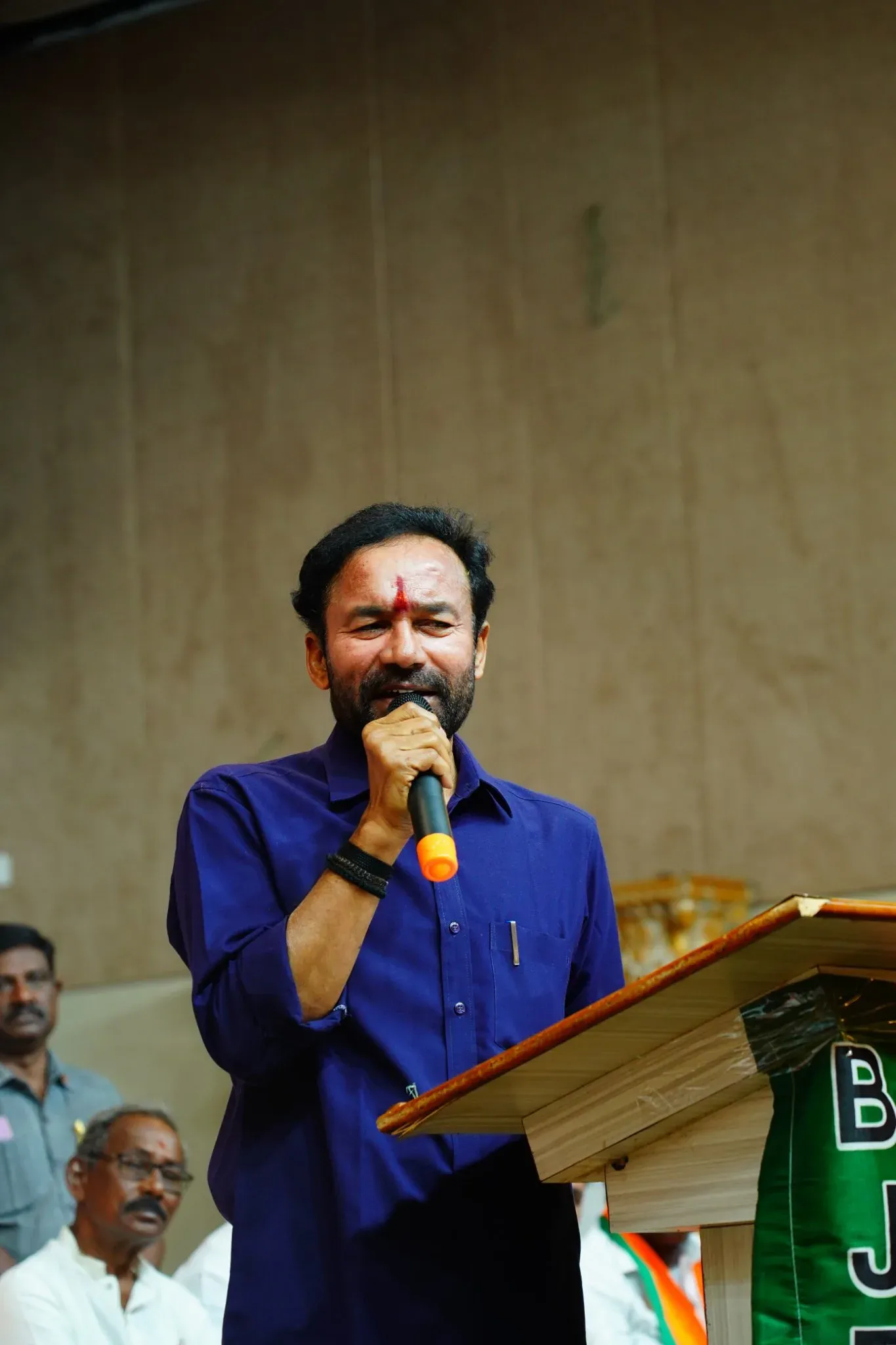 Kishan Reddy Meets Singareni Workers, BJP Leaders in Telangana