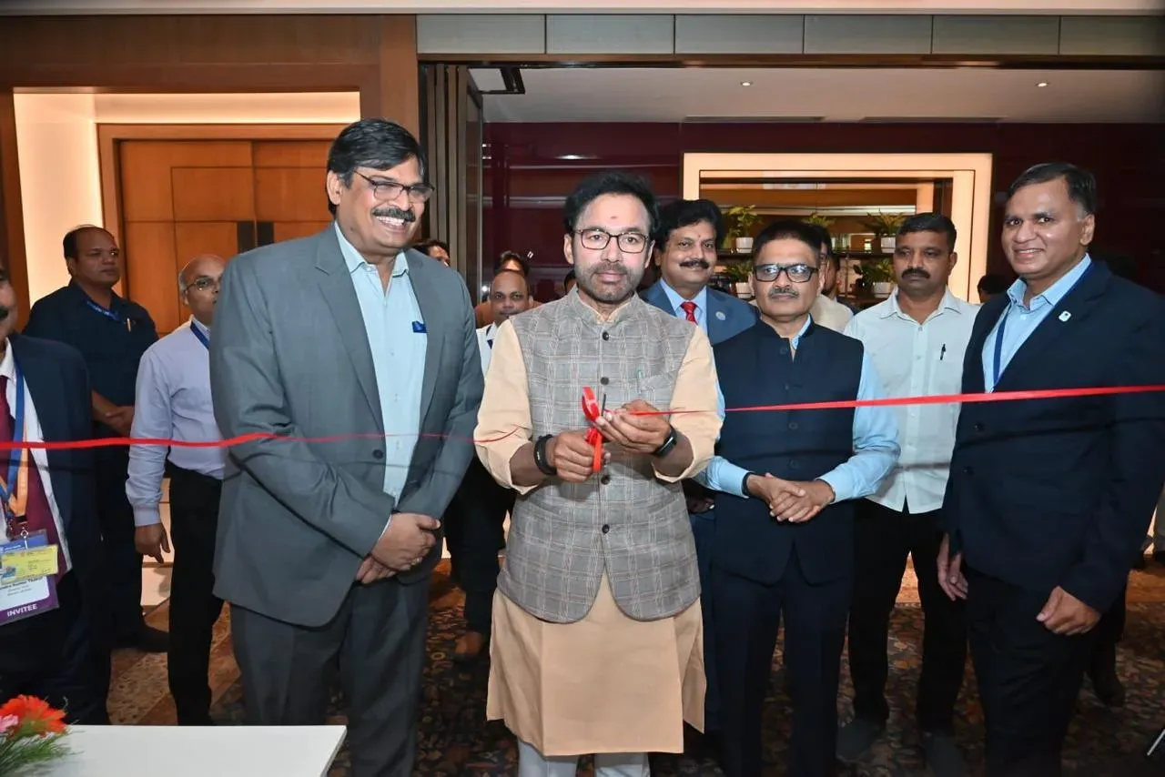 Kishan Reddy, MoS Dubey Visit Mining Sector Exhibition Stalls