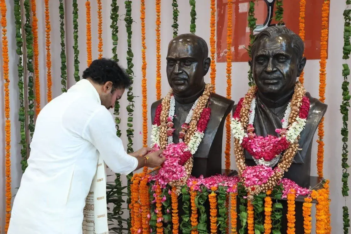Kishan Reddy Pays Tribute to Dr Shyama Prasad Mukherjee on Jayanti