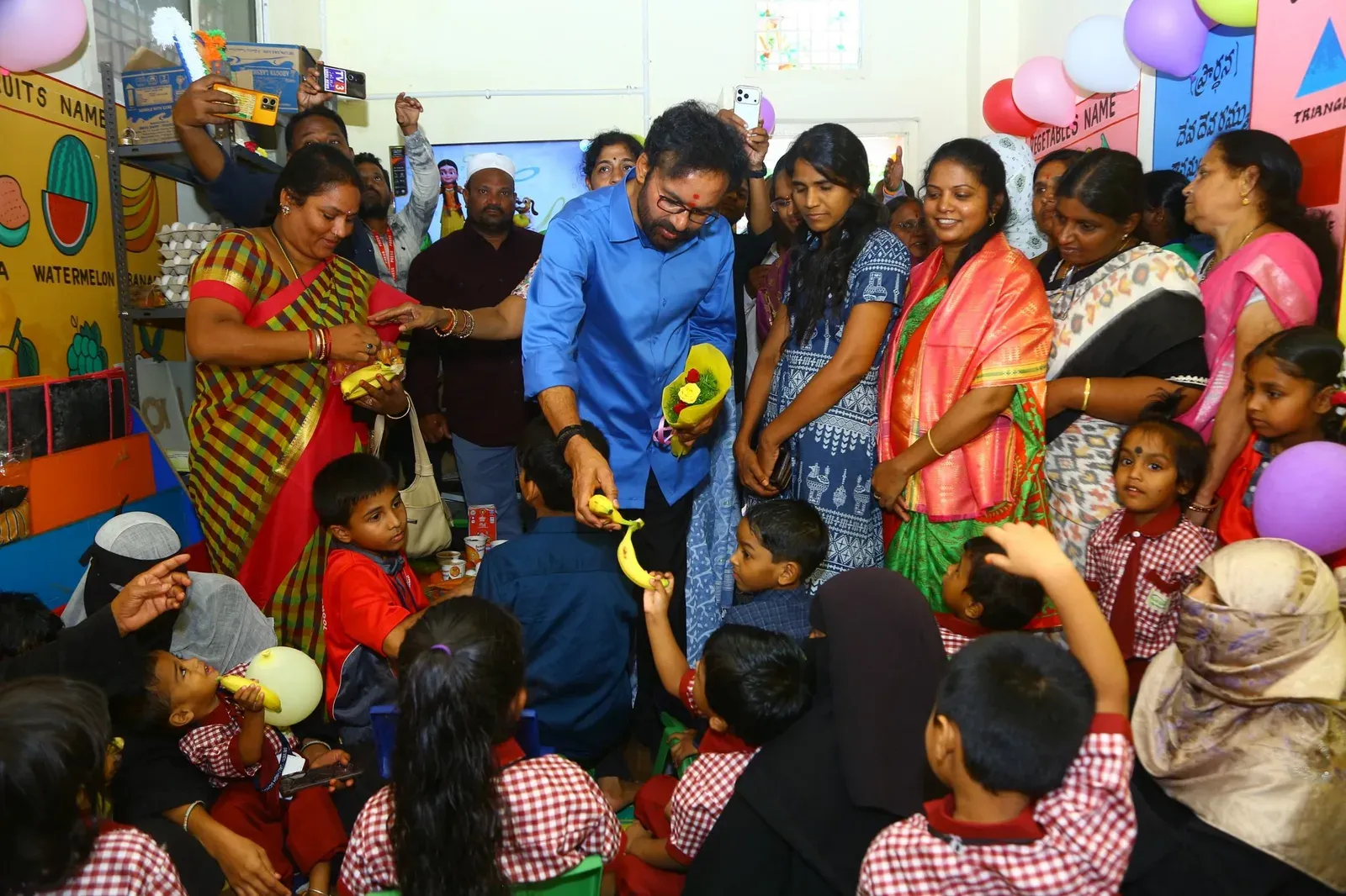 Kishan Reddy Reviews Anganwadi Centre in Secunderabad