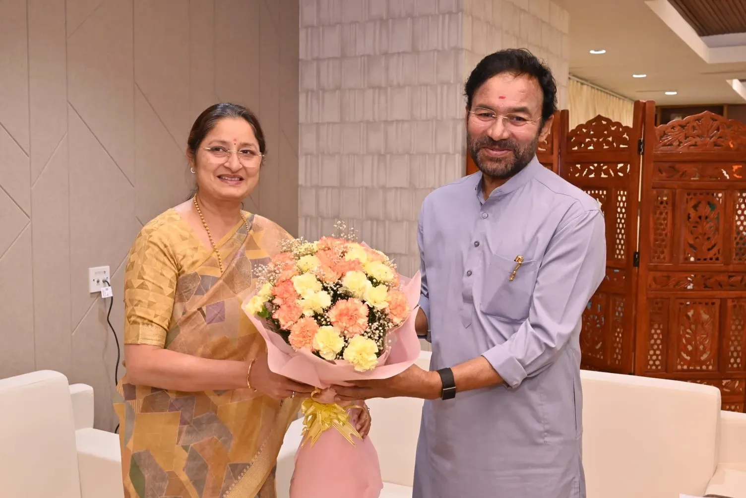 Kishan Reddy Thanks BJP's Annapurna for Kind Wishes