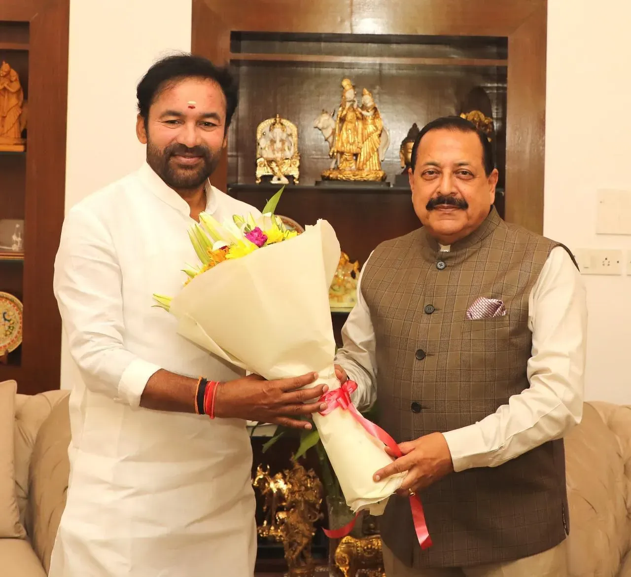 Kishan Reddy thanks Dr. Jitendra Singh for warm wishes