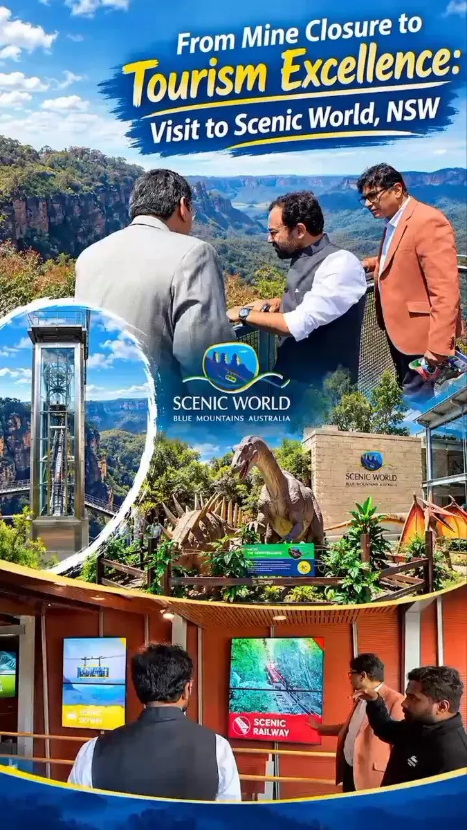 Kishan Reddy visits Scenic World, a coal mine turned tourist gem