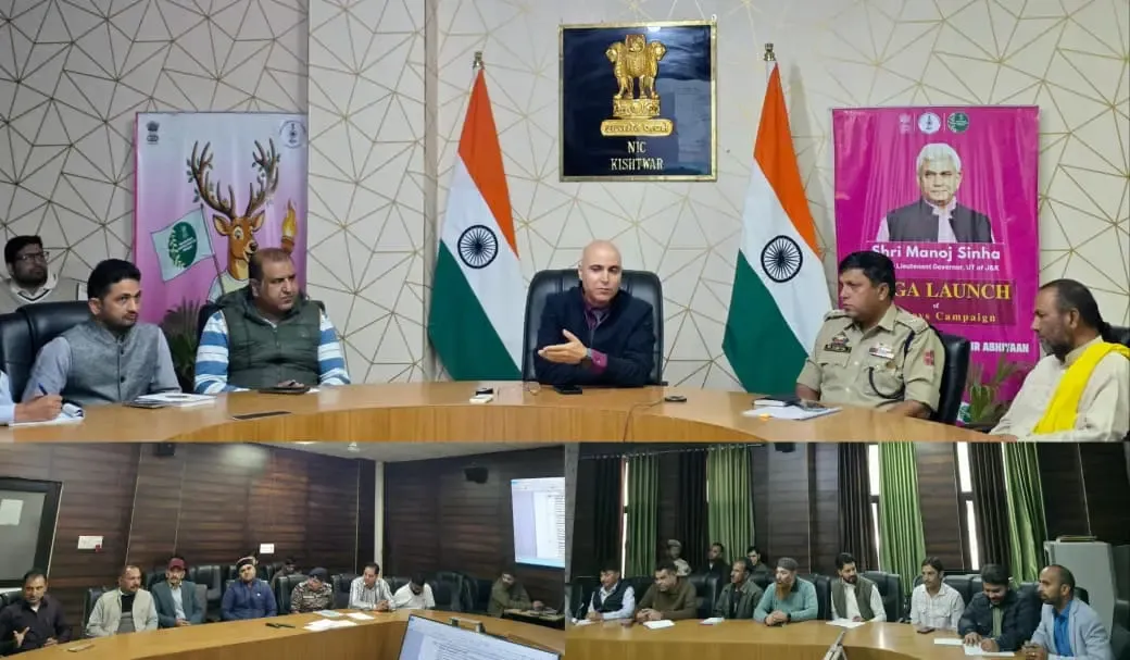 किश्तवाड़ में दीपावली सुरक्षा: डीसी पंकज कुमार शर्मा ने 8 नवंबर के लिए कड़े इंतज़ाम किए