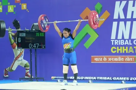 KITG 2026: Monikha Sonowal, Mason's Daughter, Defies Adversity to Win Weightlifting Gold