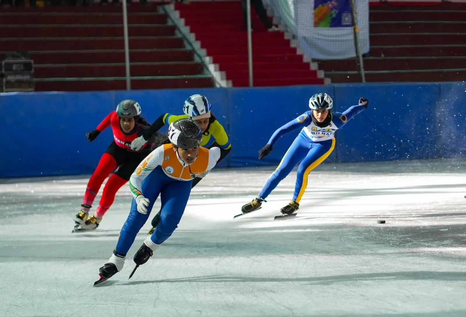 KIWG 2025: Telangana’s Nayana Sri Talluri Skates to Victory in Women’s 500m Short Track